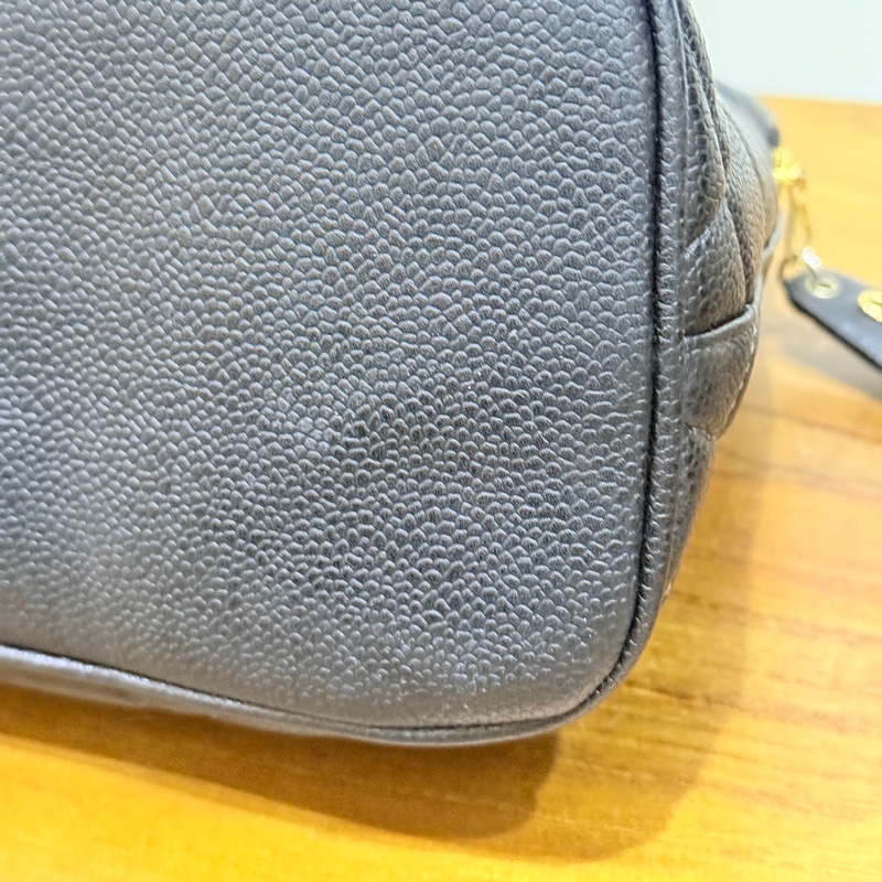 黑色荔枝牛皮CHANEL🖤香奈兒貝殼包 肩背包-27