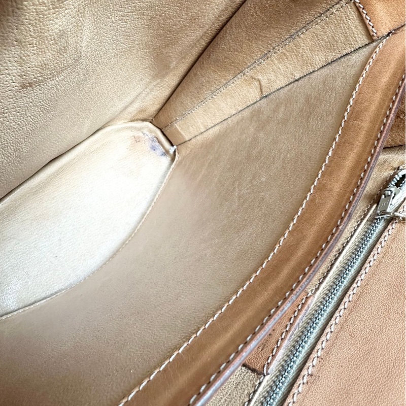 思琳 賽琳 斜背包 中古包 復古包 celine 老花 金環 薯條包 凱旋門 中古包 側背包 斜背包 斜挎包 vintage bag 水桶包-11