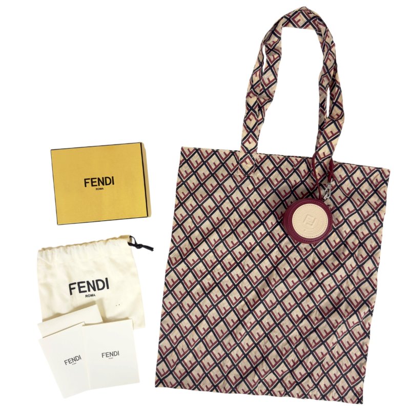 FENDI 購物袋連掛飾-0