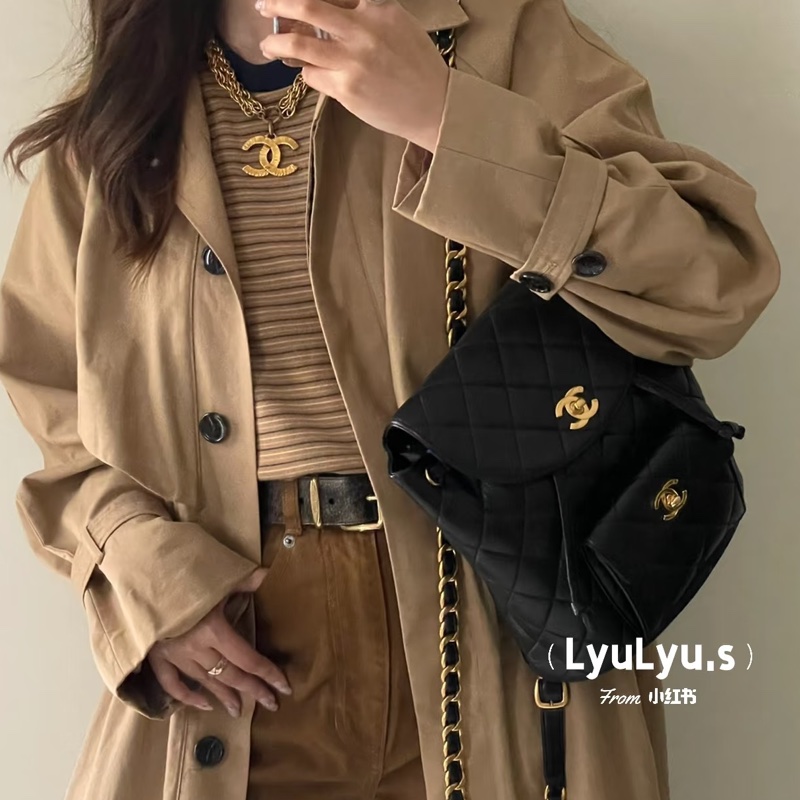 ✨Chanel vintage duma 後背包 復古絕美🖤-1