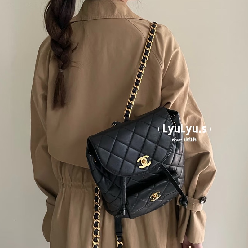 ✨Chanel vintage duma 後背包 復古絕美🖤-2