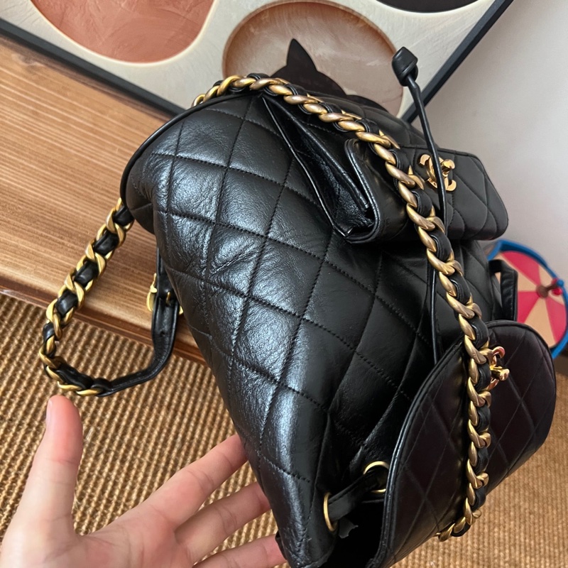 ✨Chanel vintage duma 後背包 復古絕美🖤-8