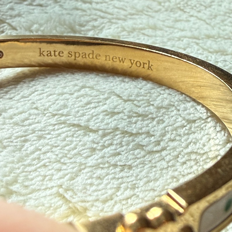 Kate Spade 幸運草搪瓷手鐲-12