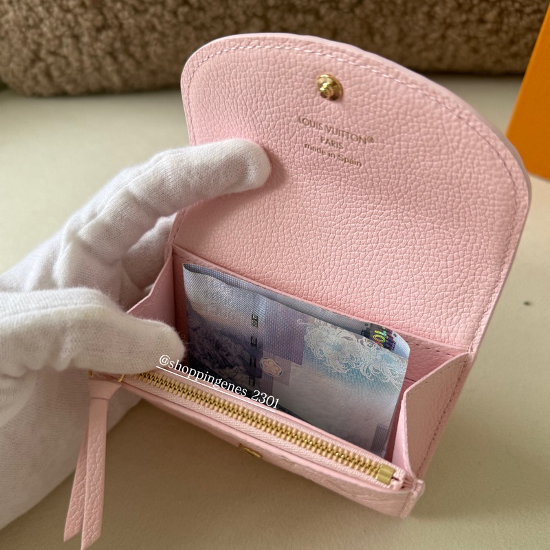 路易威登 LV Louis Vuitton 2026 春天新色 🌸 櫻花粉 拉鍊零錢卡包-9