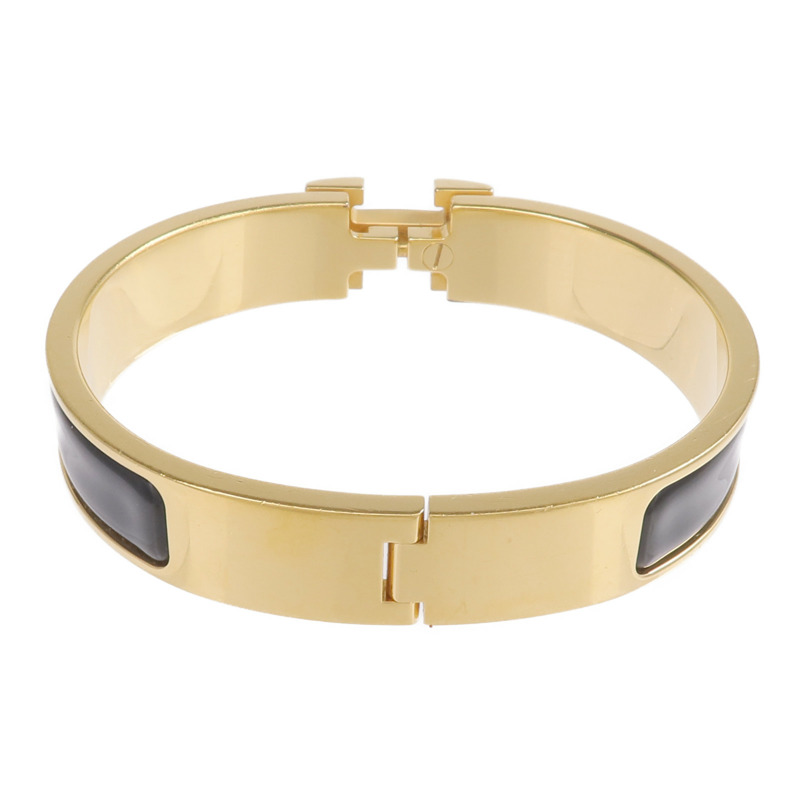 HERMES 金屬/琺瑯Clic H Bracelet手鐲-2