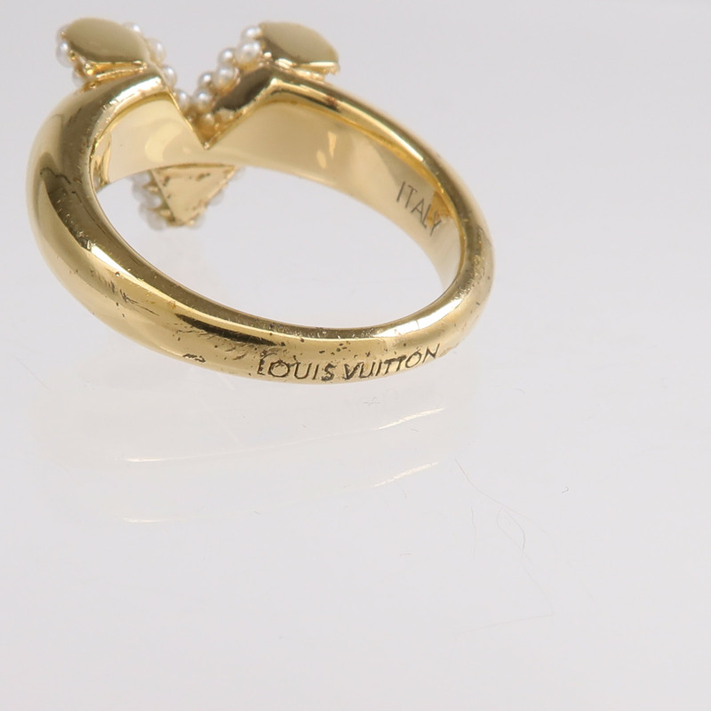 LOUIS VUITTON 金屬Ring戒指US#7.5-6
