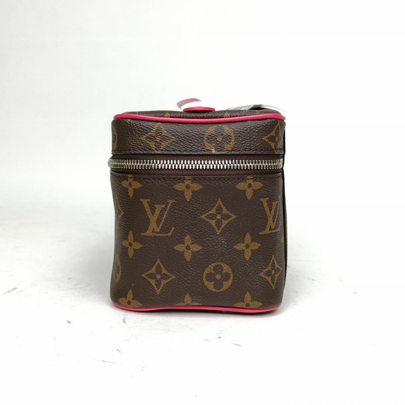 LOUIS VUITTON Nice化妝包Mini迷你老花PVC晶片-1