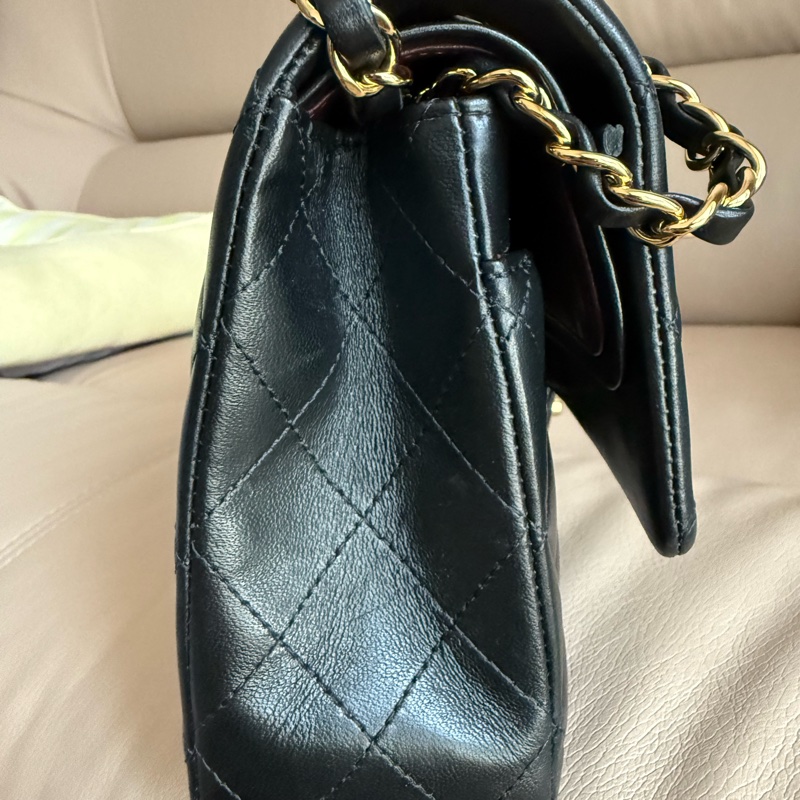 Chanel Classic Flap Bag 黑色菱格紋手袋-21