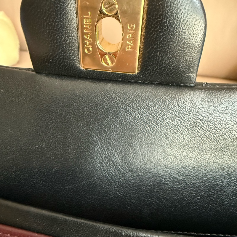 Chanel Classic Flap Bag 黑色菱格紋手袋-27