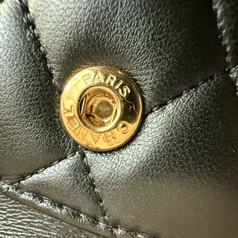 Chanel Classic Flap Bag 黑色菱格紋手袋-34