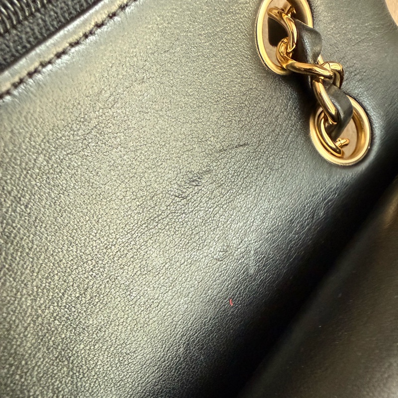 Chanel Classic Flap Bag 黑色菱格紋手袋-47