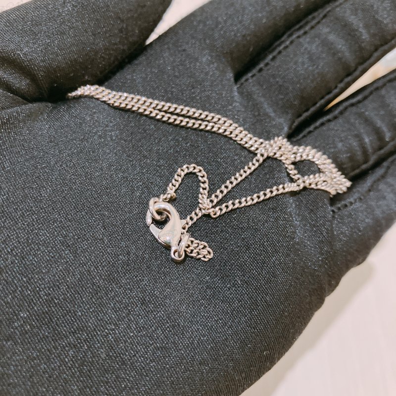 TK2001	香奈兒 蝴蝶水鑽 耳環 Chanel Ribbon With CC Logo Crystal x PHW Necklace-7