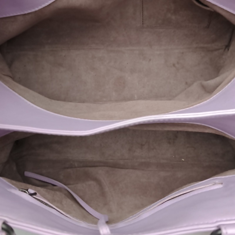 BOTTEGA VENETA 紫色羊皮經典編織booktote手提包-4