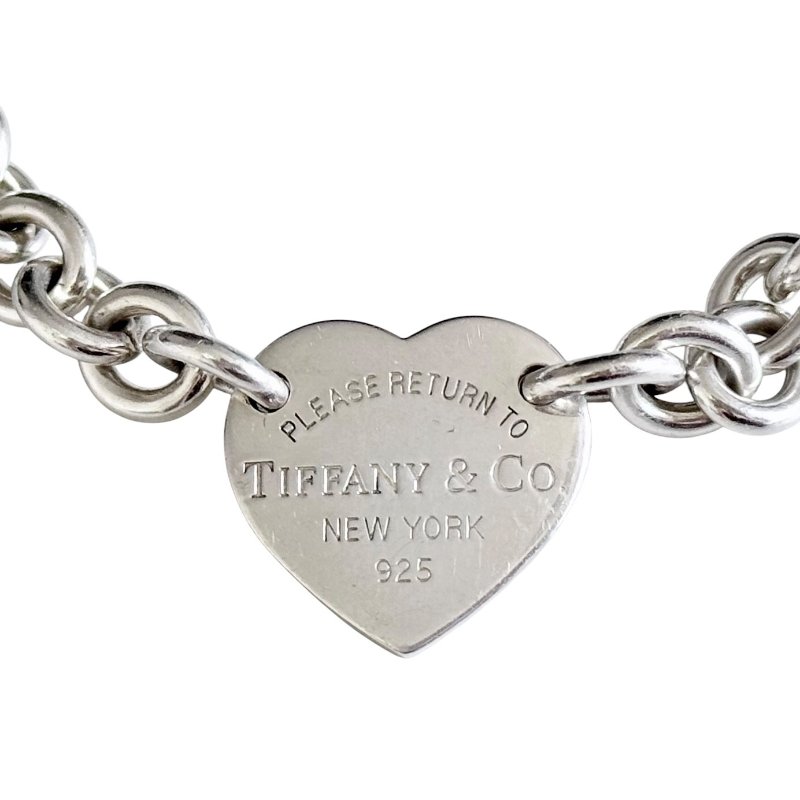TIFFANY & CO. Return To Tiffany 純銀 愛心💗 手鏈-1