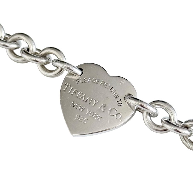 TIFFANY & CO. Return To Tiffany 純銀 愛心💗 手鏈-4