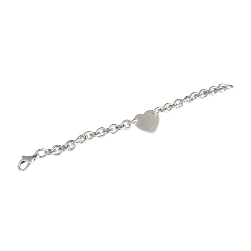 TIFFANY & CO. Return To Tiffany 純銀 愛心💗 手鏈-5