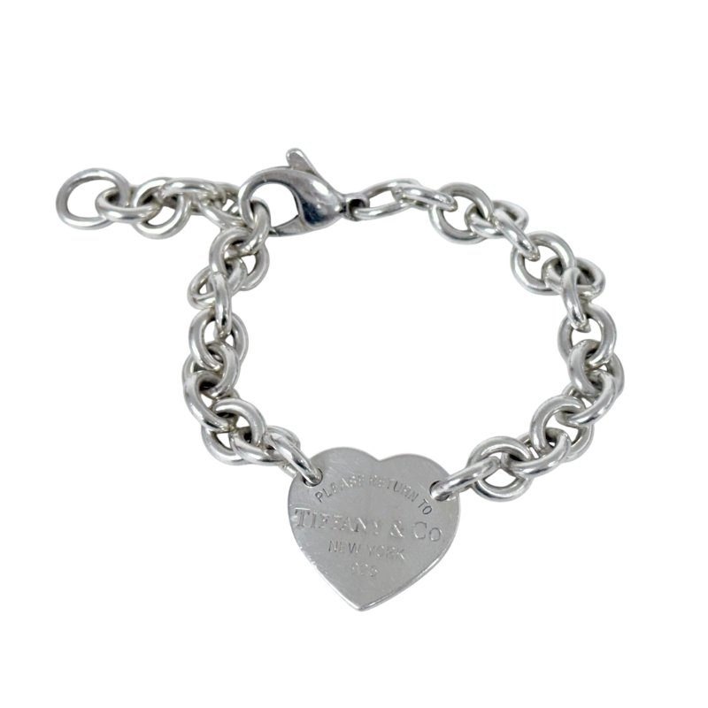 TIFFANY & CO. Return To Tiffany 純銀 愛心💗 手鏈-8