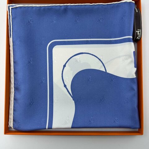 Hermès Carré 90 真絲提花絲巾