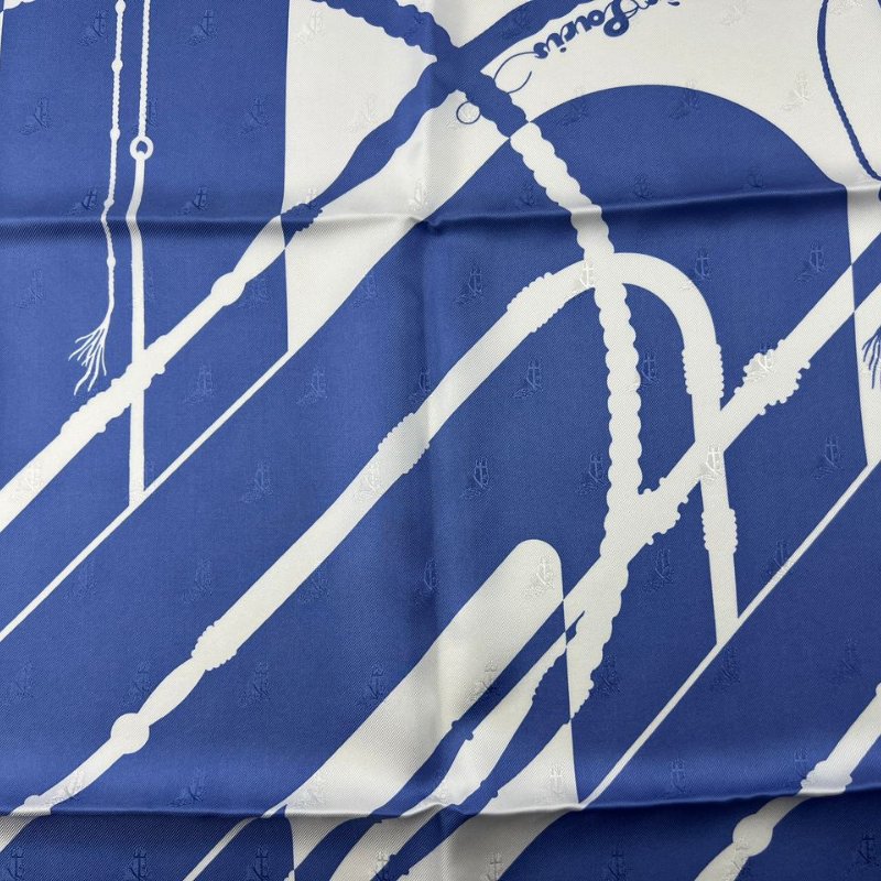 Hermès Carré 90 真絲提花絲巾-2