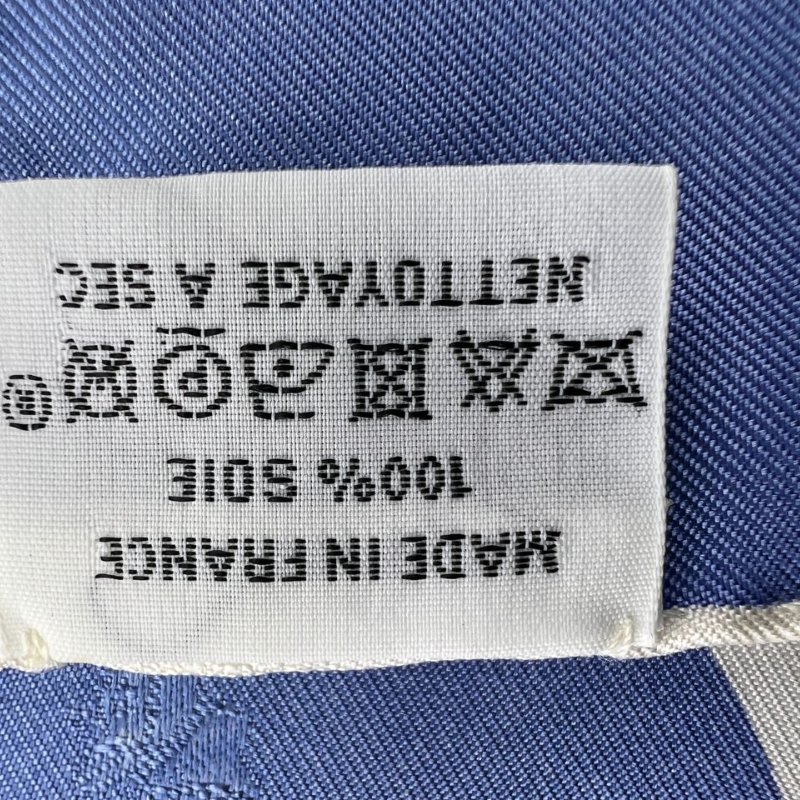 Hermès Carré 90 真絲提花絲巾-4