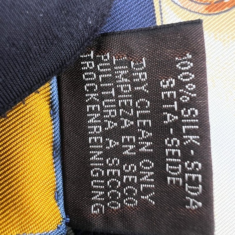 Hermès Carré 90 馬具主題真絲方巾-5