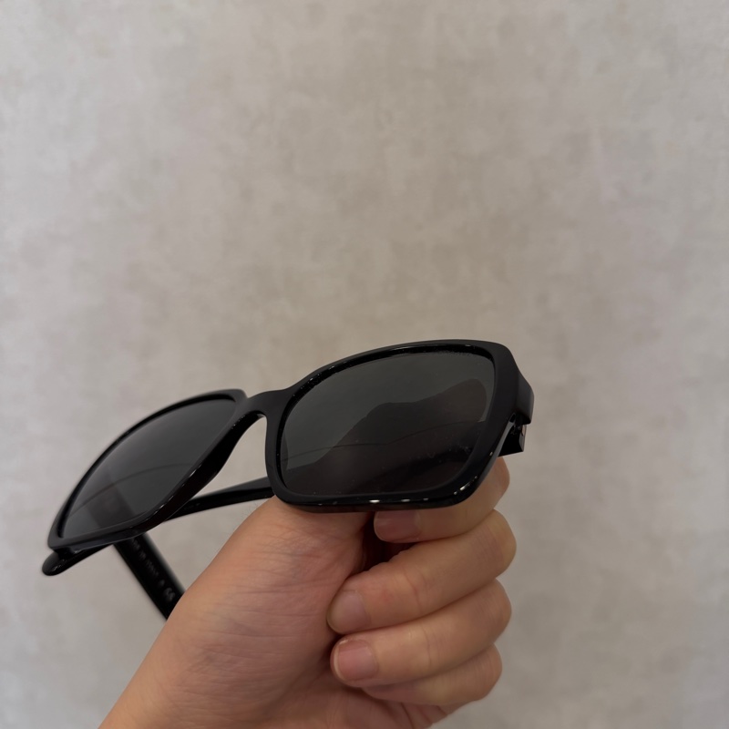 Chanel 黑色金字Logo太陽眼鏡-2