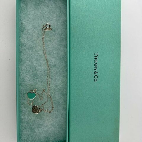 Tiffany & Co. Return to Tiffany 雙心琺瑯項鍊