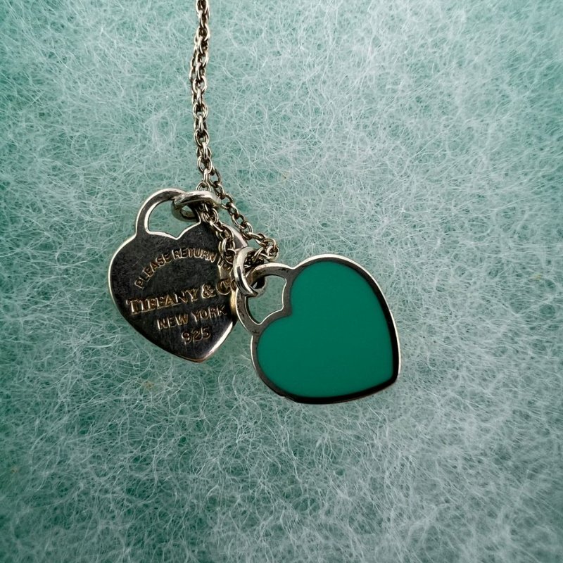 Tiffany & Co. Return to Tiffany 雙心琺瑯項鍊-2