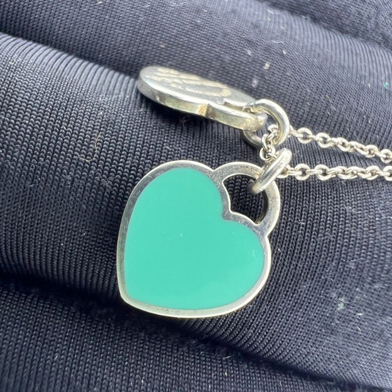 Tiffany & Co. Return to Tiffany 雙心琺瑯項鍊-6