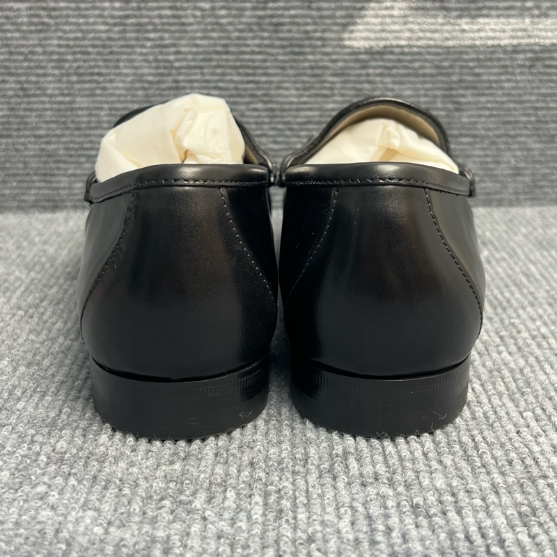 全新Gucci古馳 黑色皮面馬銜扣1953樂福鞋38.5碼。-8