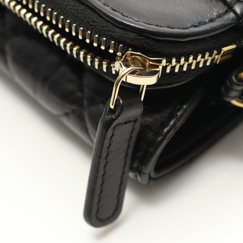 香奈兒 2.55 Matelasse 斜背鏈條包 AP2215 小牛皮 黑色 GHW-6