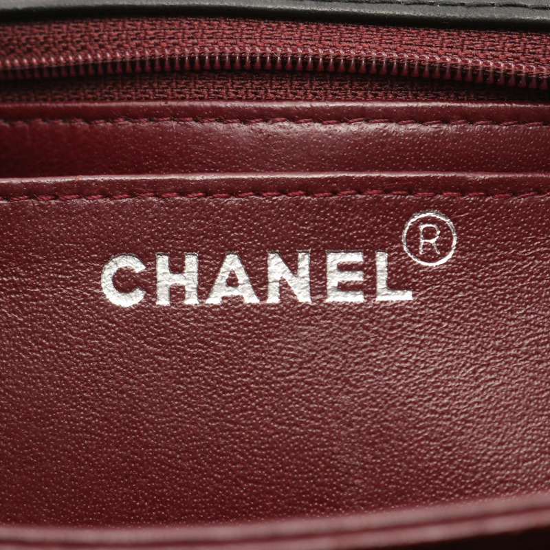 香奈兒 (CHANEL) Matelasse 羊皮單肩包 黑色 SHW 二手 女士 CC-3