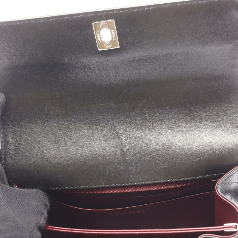香奈兒 (CHANEL) Matelasse 羊皮單肩包 黑色 SHW 二手 女士 CC-6