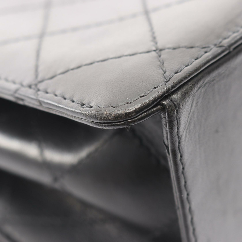 香奈兒 (CHANEL) Matelasse 羊皮單肩包 黑色 SHW 二手 女士 CC-10