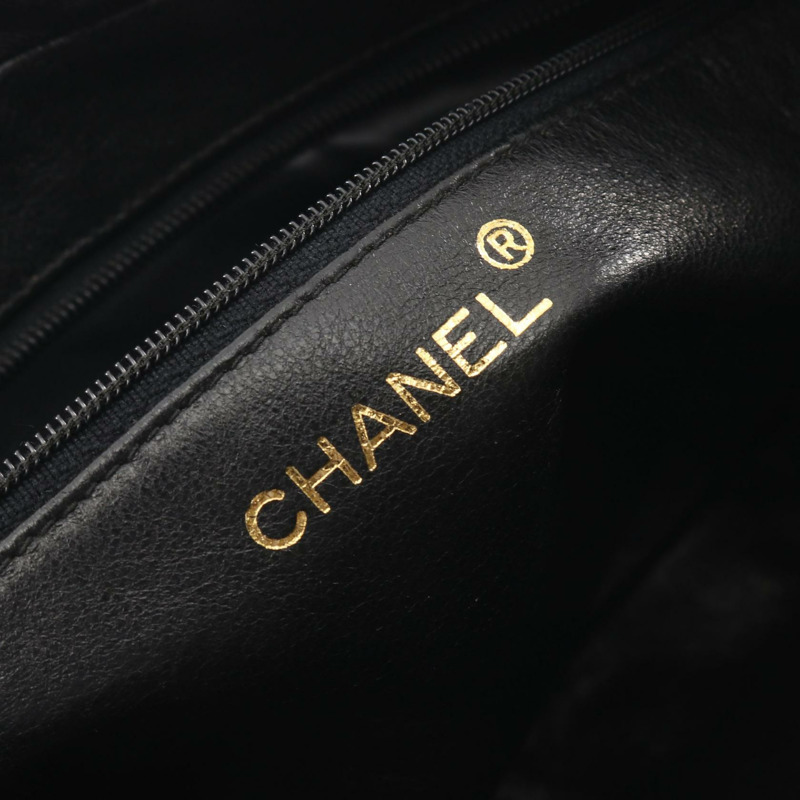 香奈兒 COCO 標誌菱形縫線流蘇鏈條斜背單肩包 羊皮-3