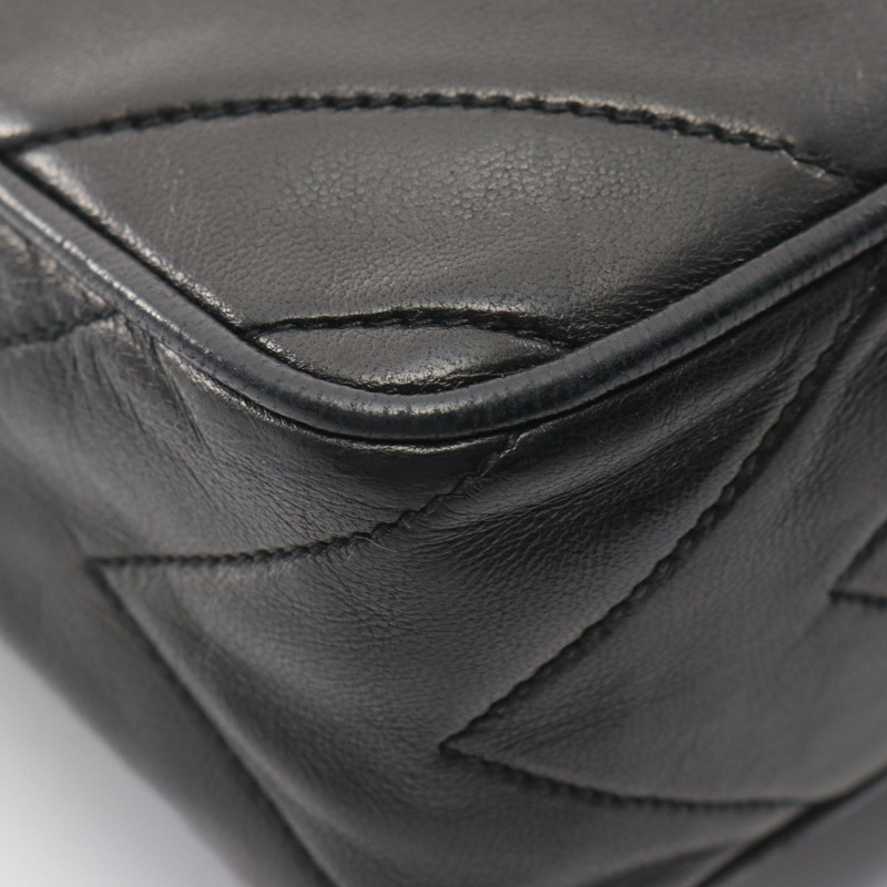 香奈兒 COCO 標誌菱形縫線流蘇鏈條斜背單肩包 羊皮-5