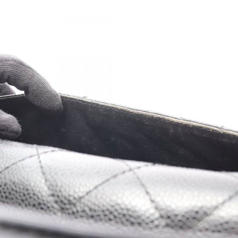 香奈兒 (CHANEL) Matelasse 手提包 A12397，黑色小牛皮，二手，女士，金色五金-13