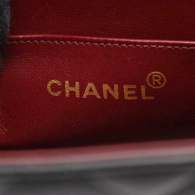 香奈兒 Jumbo Matelasse 34 鏈條肩背包 A01094 羊皮黑 二手 金色五金-3