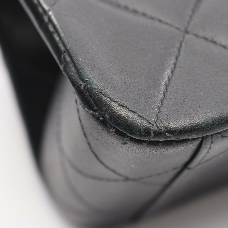 香奈兒 Jumbo Matelasse 34 鏈條肩背包 A01094 羊皮黑 二手 金色五金-5