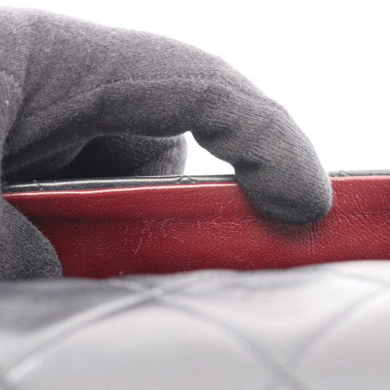 香奈兒 Jumbo Matelasse 34 鏈條肩背包 A01094 羊皮黑 二手 金色五金-7