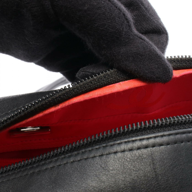 香奈兒 Cambon 系列保齡球單肩包，黑色皮革，二手女款，附五金配件-6