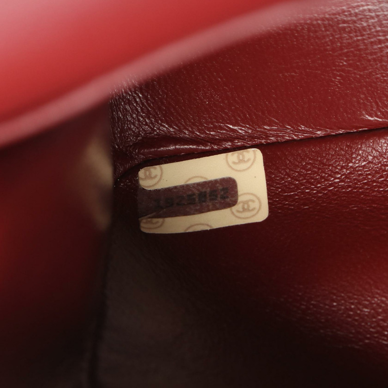 香奈兒 (CHANEL) Matelasse W 翻蓋鏈條單肩包，羊皮材質，黑色，二手，女士款，金色五金-4