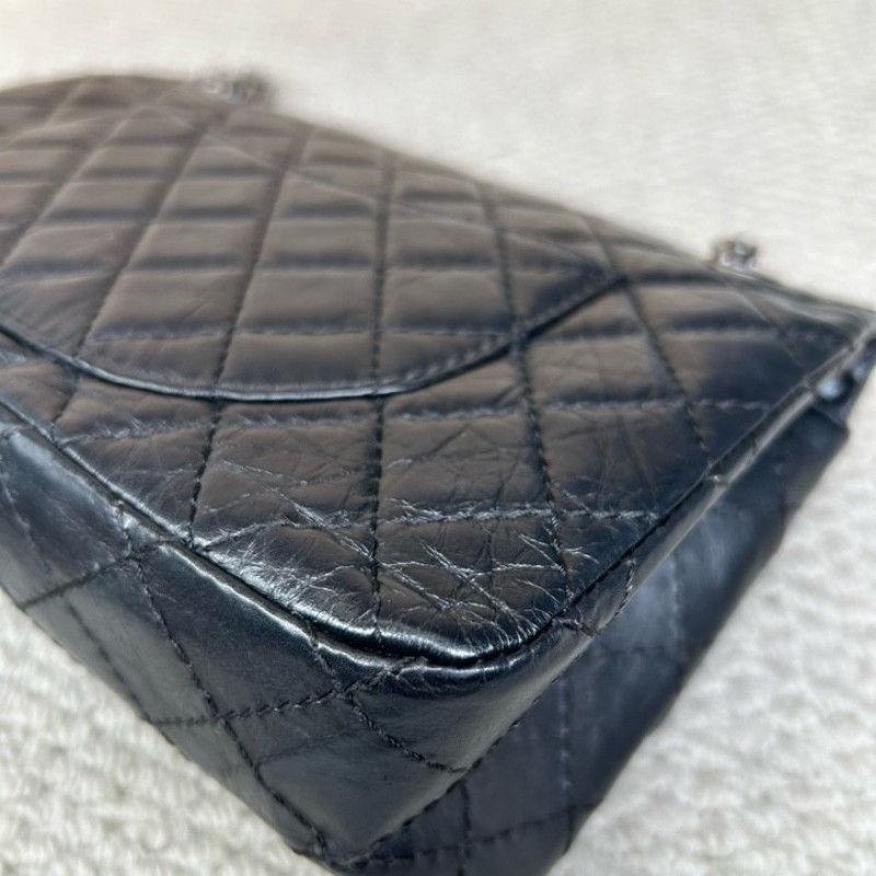 香奈兒CHANEL黑銀鏈條包 經典菱格紋 容量實用 日常百搭 可單肩可斜挎-8