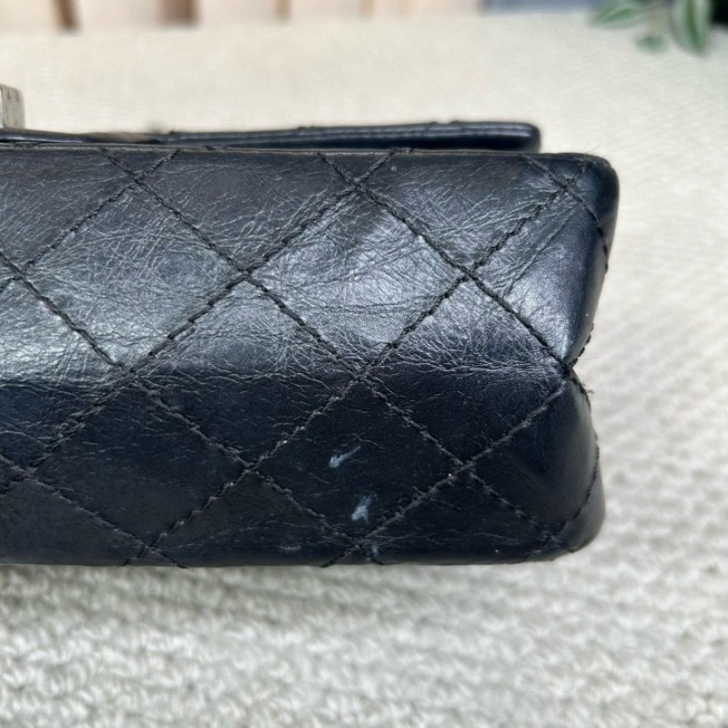 香奈兒CHANEL黑銀鏈條包 經典菱格紋 容量實用 日常百搭 可單肩可斜挎-10