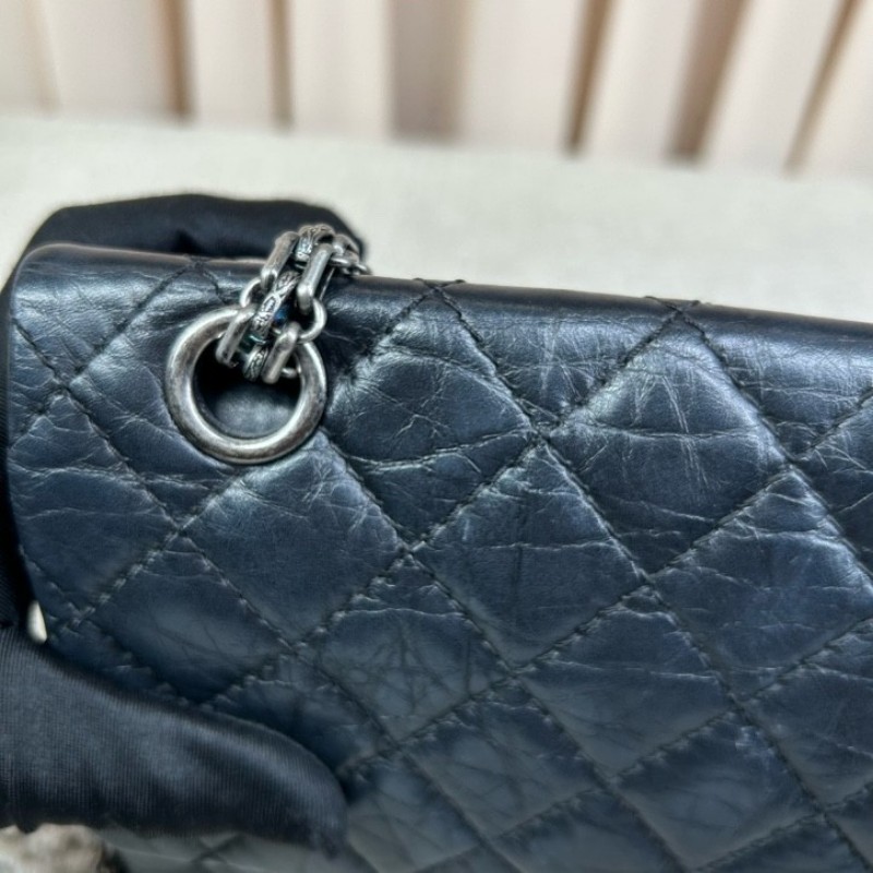 香奈兒CHANEL黑銀鏈條包 經典菱格紋 容量實用 日常百搭 可單肩可斜挎-12