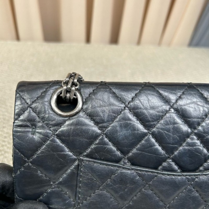 香奈兒CHANEL黑銀鏈條包 經典菱格紋 容量實用 日常百搭 可單肩可斜挎-15