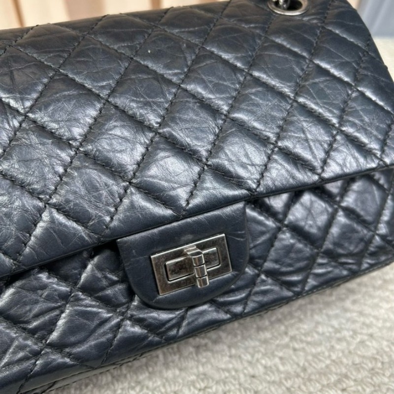 香奈兒CHANEL黑銀鏈條包 經典菱格紋 容量實用 日常百搭 可單肩可斜挎-20