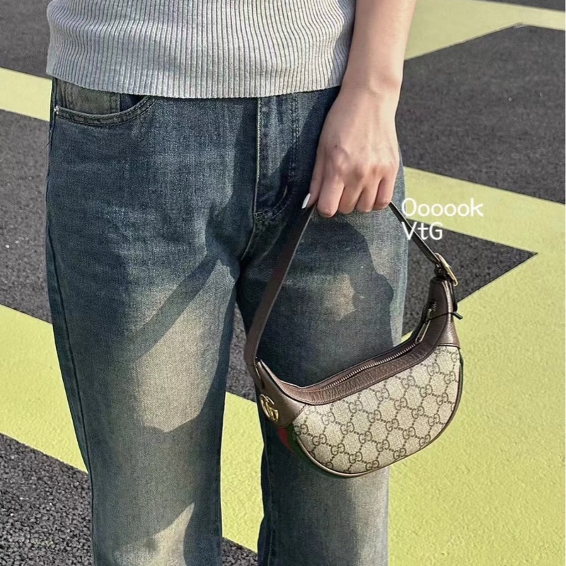 Gucci古驰 Ophidia mini腋下月牙包-5