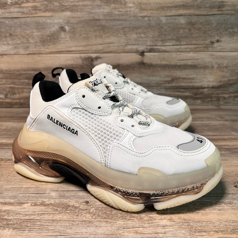 Balenciaga 巴黎世家 Triple S Clear Sole 灰白色 41碼-1