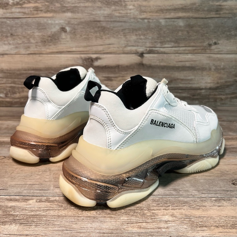 Balenciaga 巴黎世家 Triple S Clear Sole 灰白色 41碼-2
